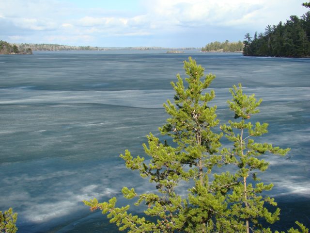 Looking east down Regina Bay